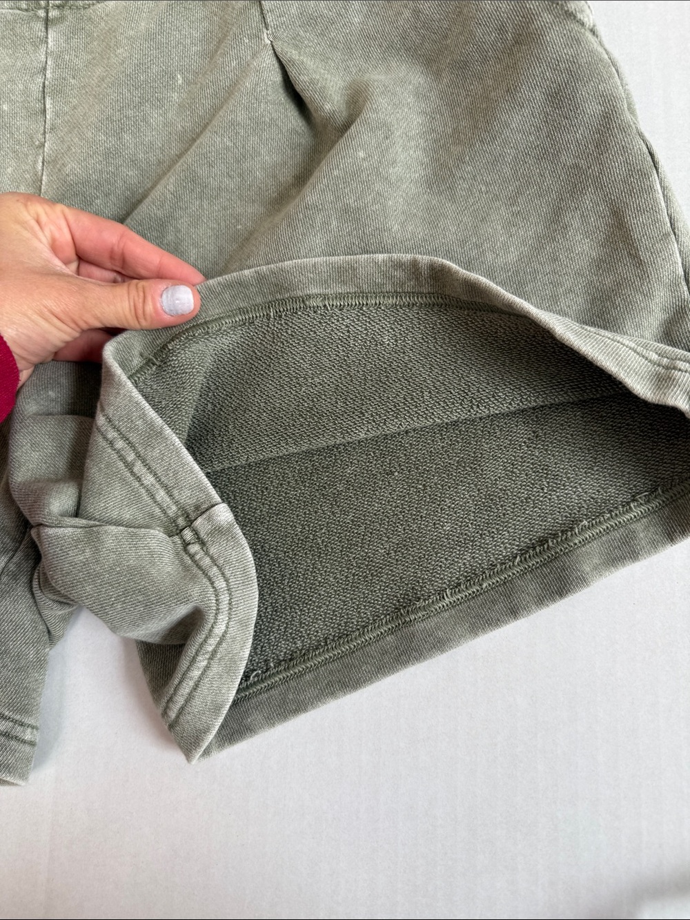 Aerie Cotton Shorts Olive Green size Medium - Picture 5 of 8